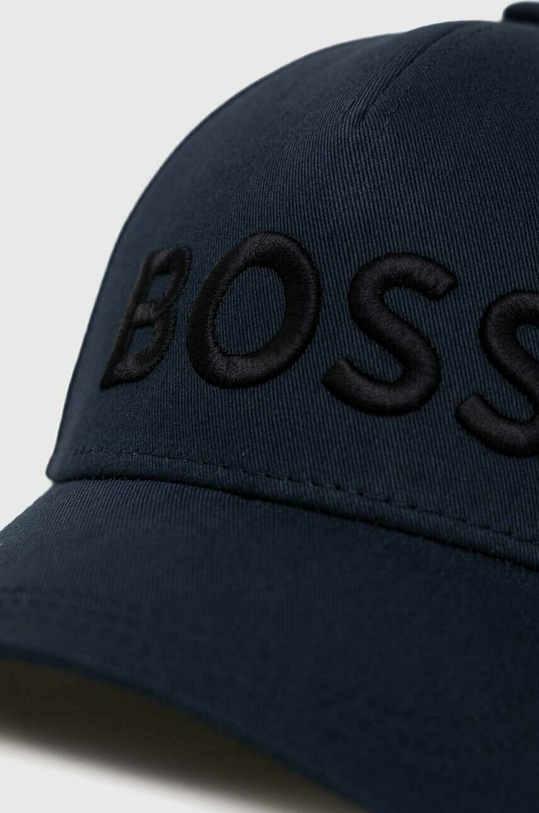 Akcesoria BOSS czapka z daszkiem bawełniana 50483178 granatowy