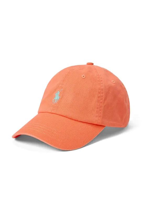 Bavlněná baseballová čepice Polo Ralph Lauren bavlna oranžová 710667709