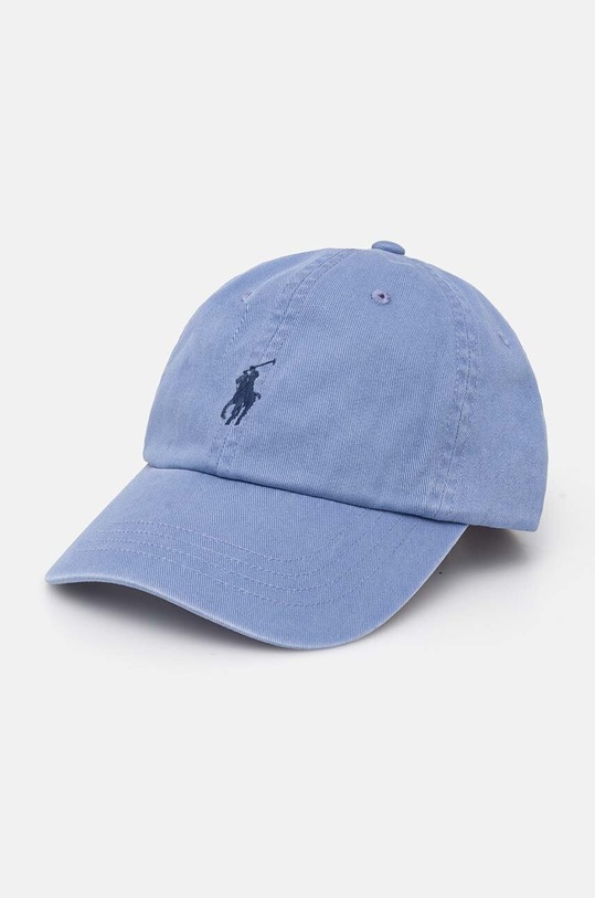 Polo Ralph Lauren czapka z daszkiem bawełniana aplikacja niebieski 710667709