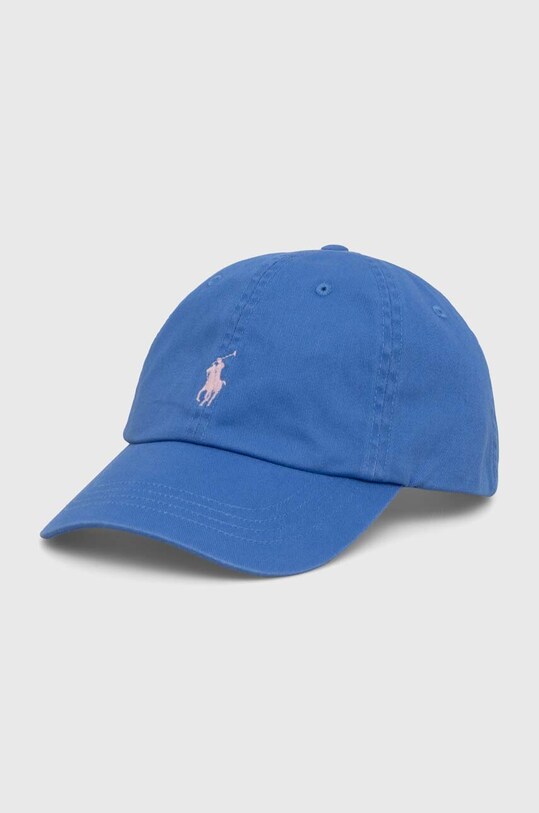 Polo Ralph Lauren berretto da baseball in cotone blu 710667709