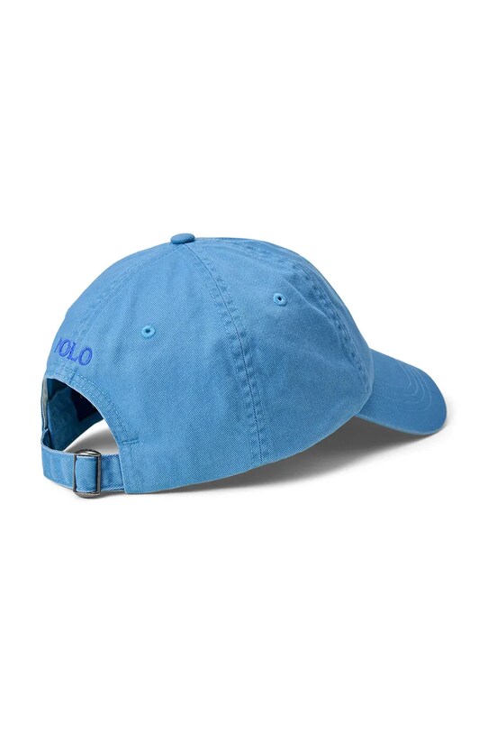 Хлопковая кепка Polo Ralph Lauren 710667709 голубой SS25
