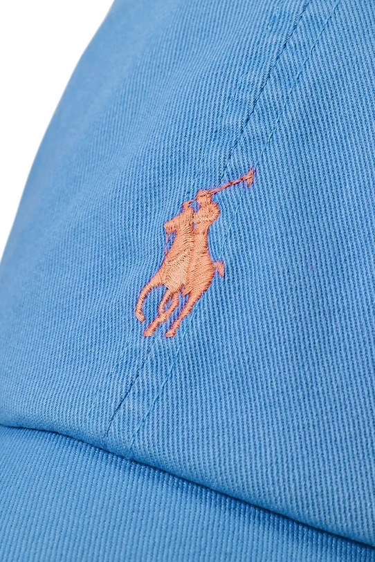 Αξεσουάρ Βαμβακερό καπέλο του μπέιζμπολ Polo Ralph Lauren 710667709 μπλε