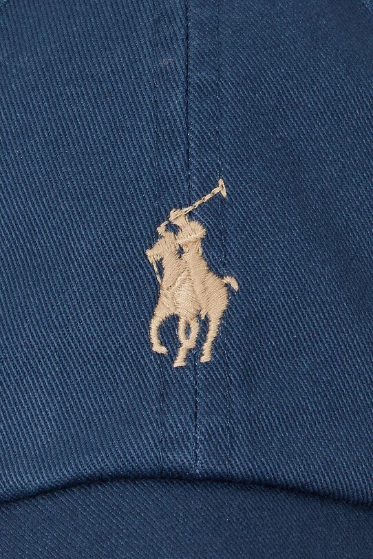 Akcesoria Polo Ralph Lauren czapka z daszkiem bawełniana 710667709 granatowy
