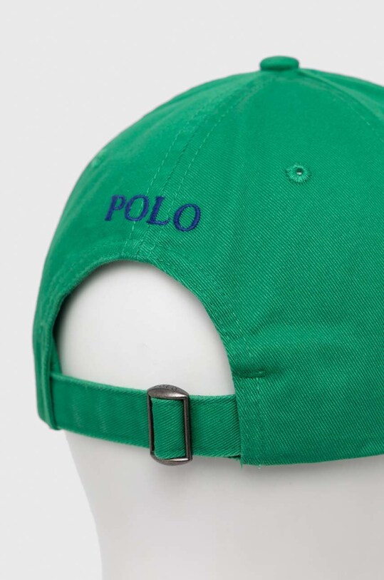 Аксесуари Бавовняна бейсболка Polo Ralph Lauren 710667709 зелений