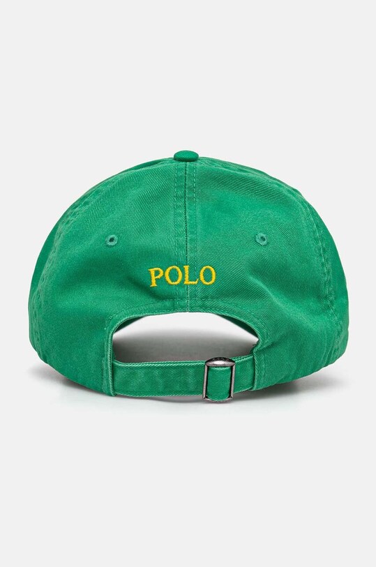 Akcesoria Polo Ralph Lauren czapka z daszkiem bawełniana 710667709 zielony