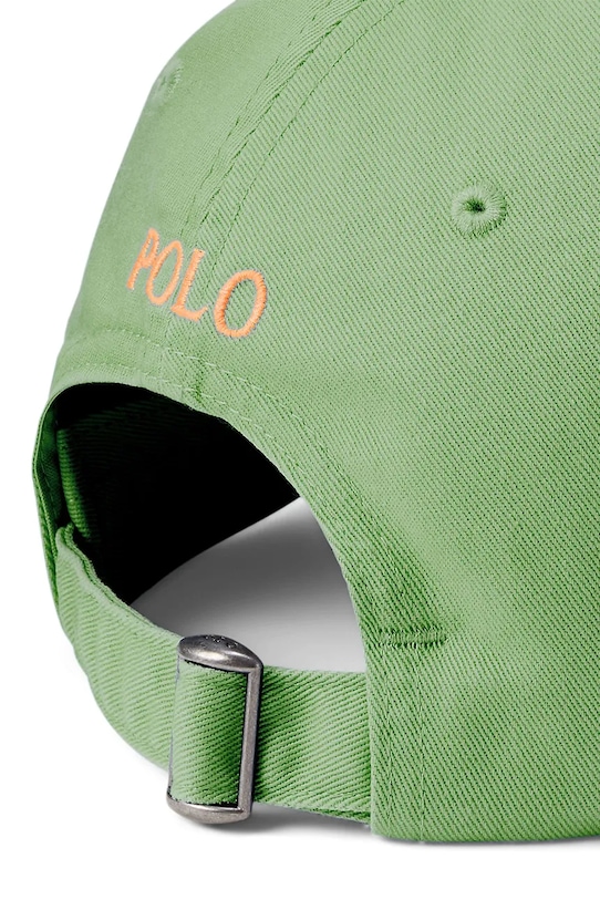 Akcesoria Polo Ralph Lauren czapka z daszkiem bawełniana 710667709 zielony