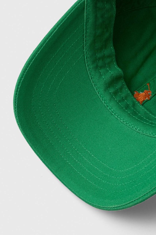 Bavlněná baseballová čepice Polo Ralph Lauren zelená 710667709