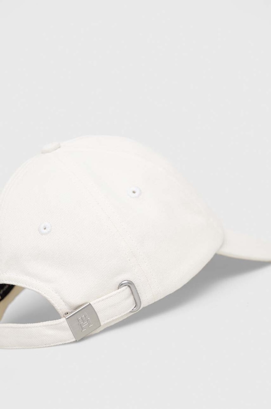 Akcesoria Tommy Hilfiger czapka z daszkiem bawełniana AM0AM10860.PPYX biały