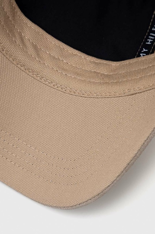 Bavlněná baseballová čepice Tommy Hilfiger béžová AM0AM10873.PPYX