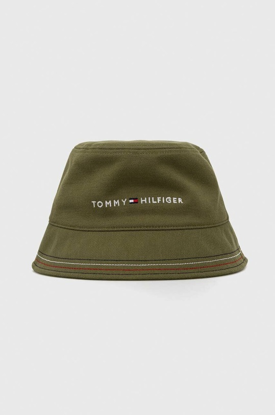 Tommy Hilfiger kapelusz aplikacja zielony AM0AM10863.PPYX