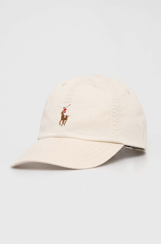 Polo Ralph Lauren czapka z daszkiem pozostałe beżowy 710834737