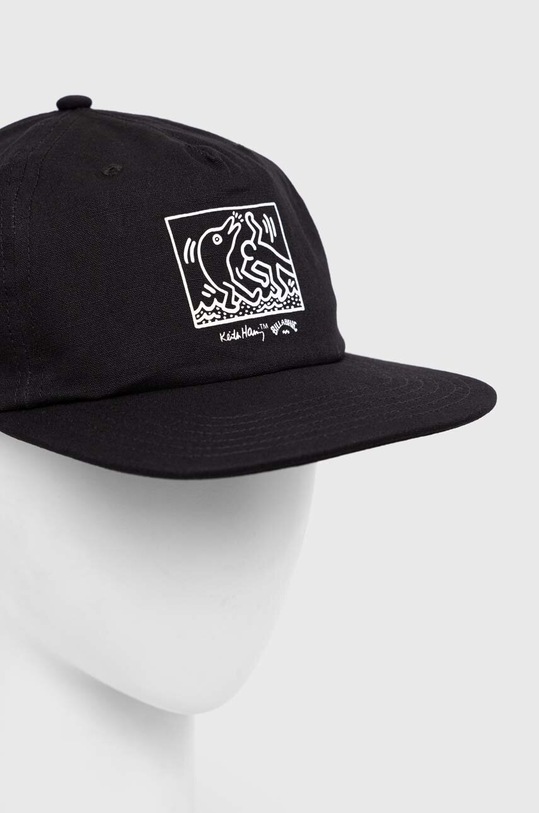 Billabong czapka z daszkiem bawełniana ABYHA00362 czarny SS23
