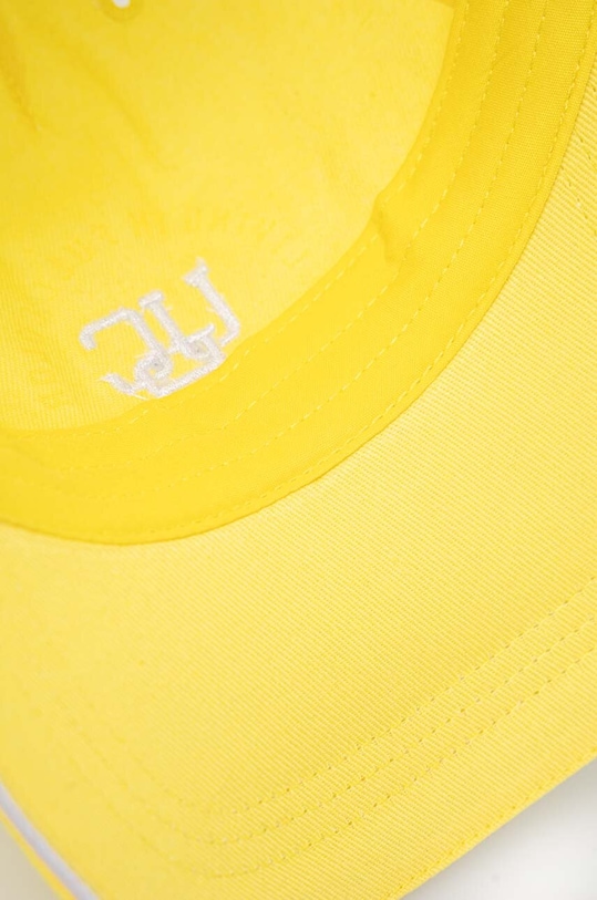 United Colors of Benetton czapka z daszkiem bawełniana żółty 6G1PUA00G.60D