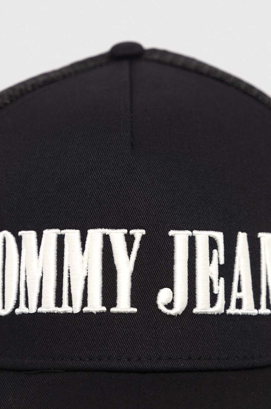 Akcesoria Tommy Jeans czapka z daszkiem AM0AM11013.PPYX czarny