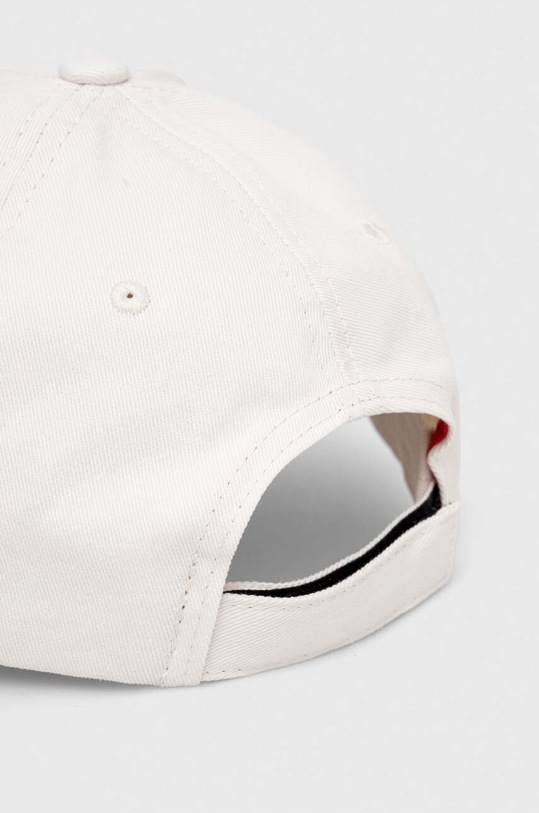 Akcesoria HUGO czapka z daszkiem bawełniana Men-X 581-RL 50492745 biały