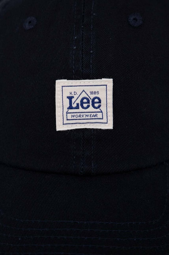 Lee czapka z daszkiem bawełniana LP6704HY granatowy SS23