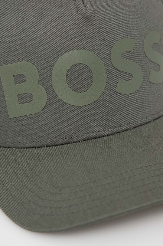 Pamučna kapa sa šiltom BOSS 50490382 zelena SS23