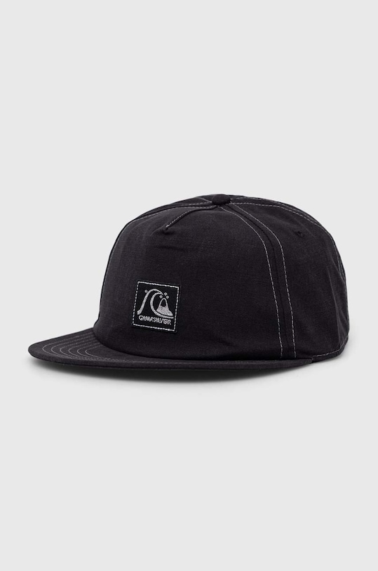 Quiksilver șapcă de baseball din bumbac bumbac negru AQYHA05217