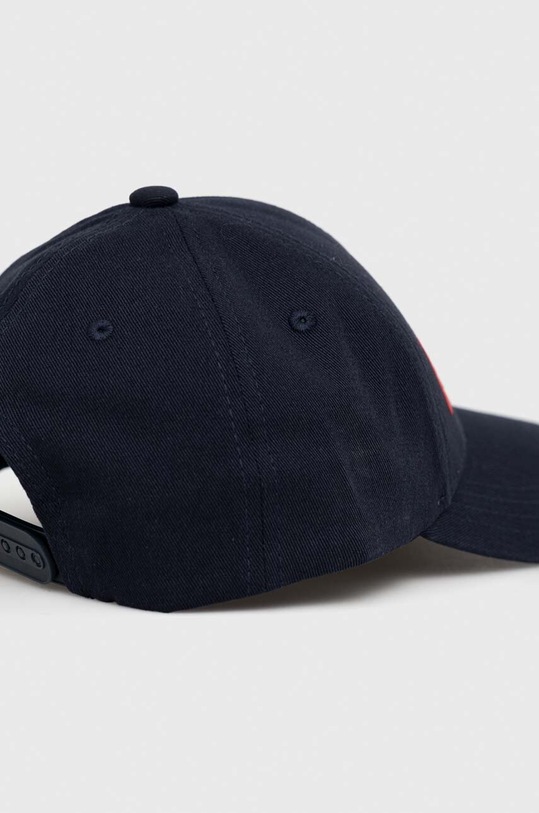 HUGO czapka z daszkiem bawełniana 50491522 granatowy SS23