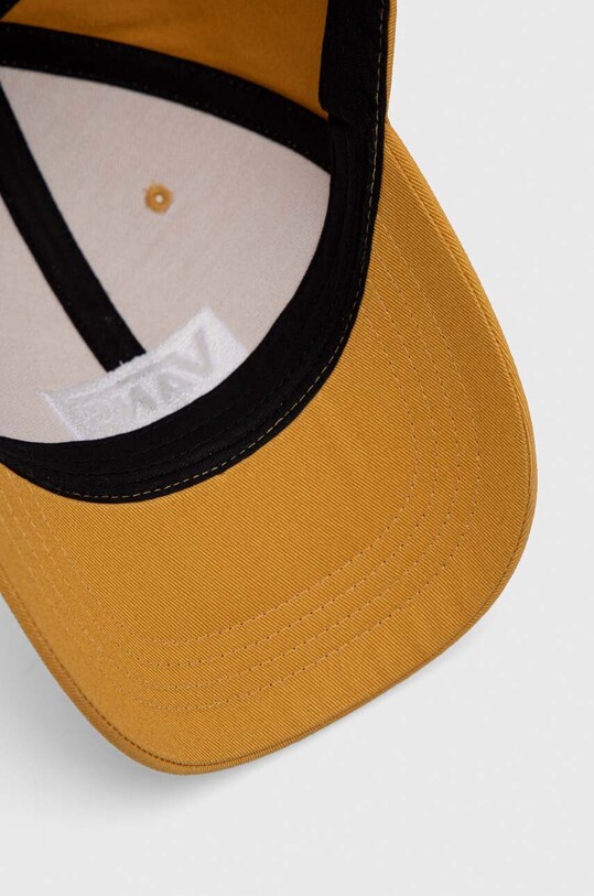 Vans czapka z daszkiem bawełniana żółty VN0A7SCZG4O1