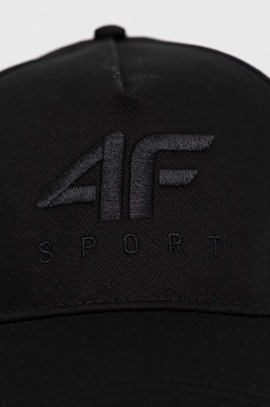 4F czapka z daszkiem bawełniana 4FSS23ACABM132 czarny SS23
