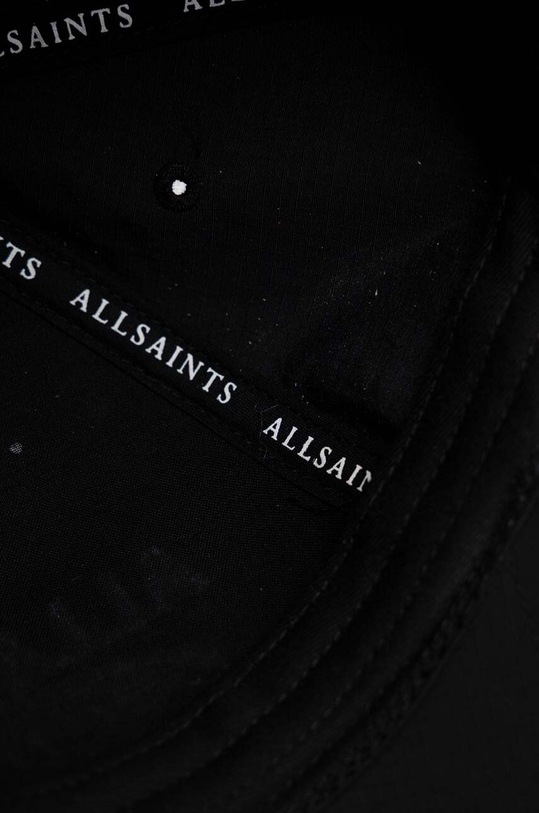 AllSaints czapka z daszkiem czarny AS200609