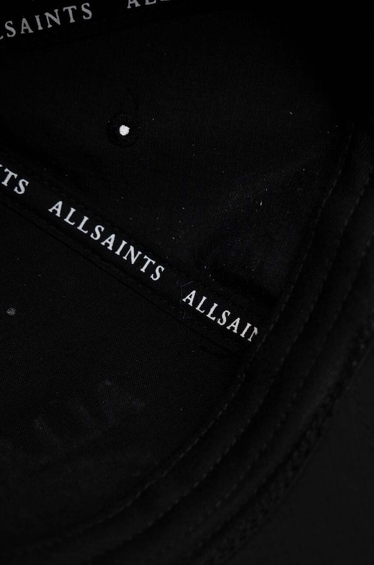 AllSaints czapka z daszkiem czarny AS200609