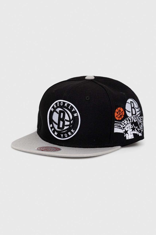 Mitchell&Ness czapka z daszkiem aplikacja czarny HHSS4523