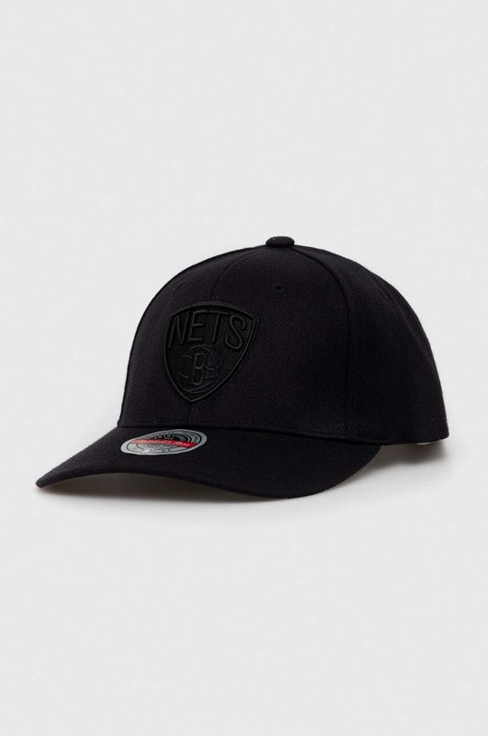 Mitchell&Ness czapka z daszkiem z domieszką wełny z domieszką wełny czarny INTL101