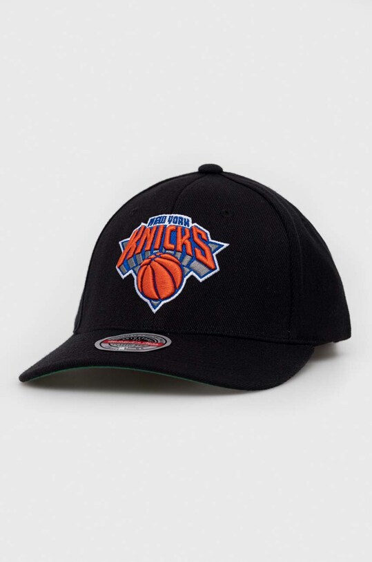 Шапка с козирка с вълна Mitchell&Ness Brooklyn Nets с вълна черен INTL102
