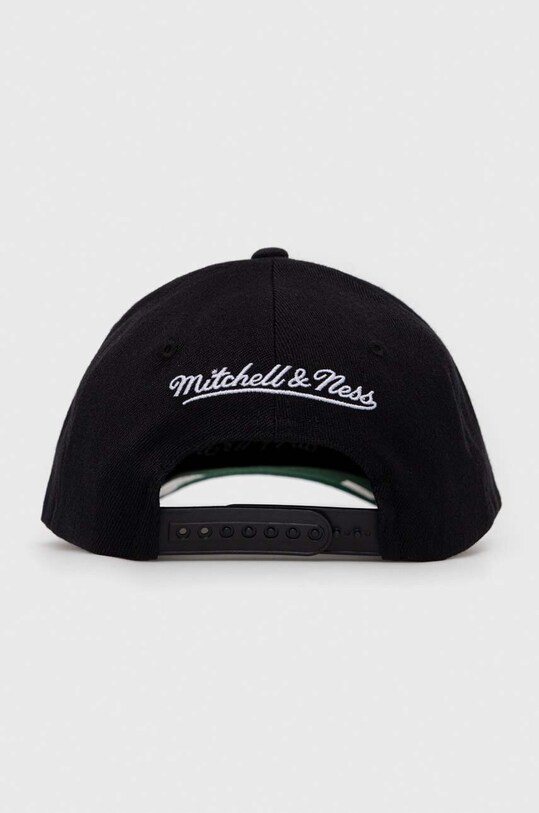 Аксесуари Кепка з домішкою вовни Mitchell&Ness Brooklyn Nets INTL102 чорний