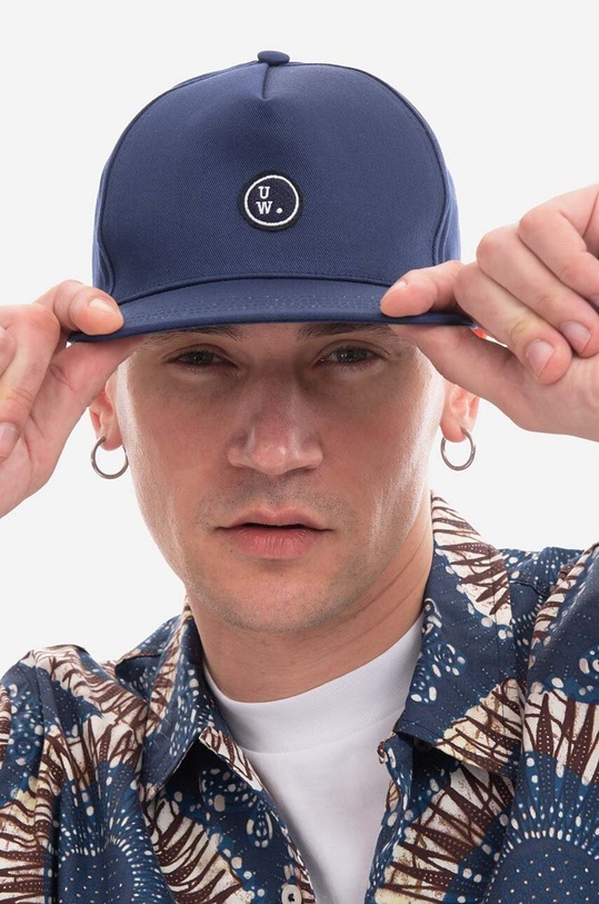 Bavlněná baseballová čepice Universal Works 28815.NAVY námořnická modř