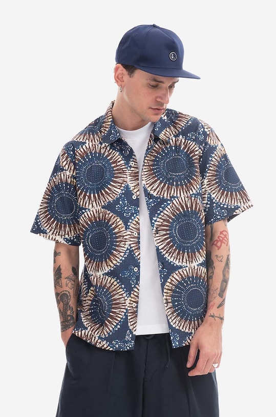 Bavlněná baseballová čepice Universal Works 28815.NAVY