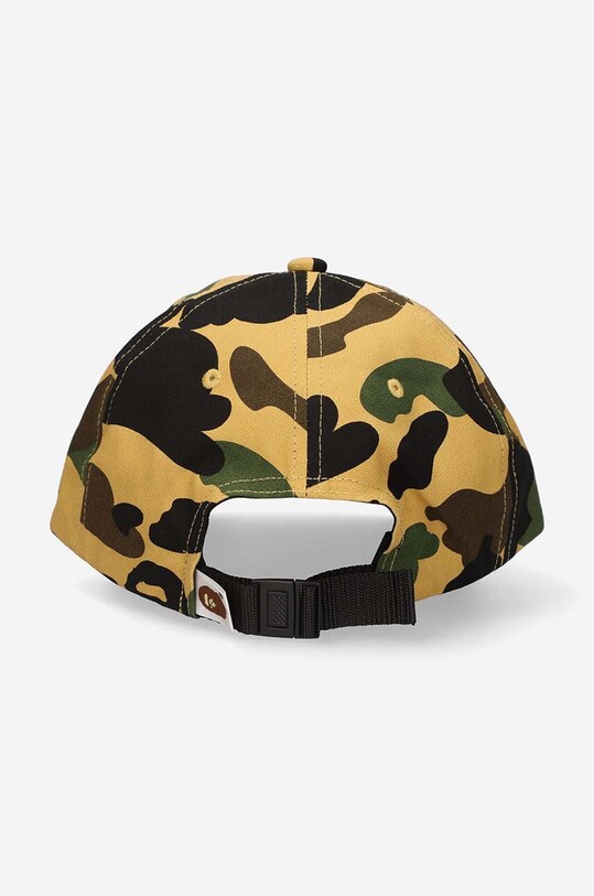 Bavlnená šiltovka A Bathing Ape 001CPI801009M žltá SS23