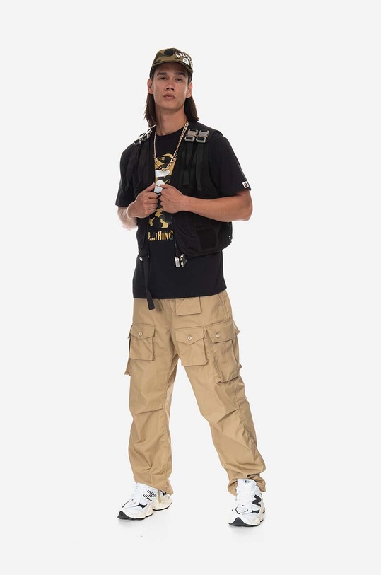 Bavlněná baseballová čepice A Bathing Ape 001CPI801009M zelená SS23