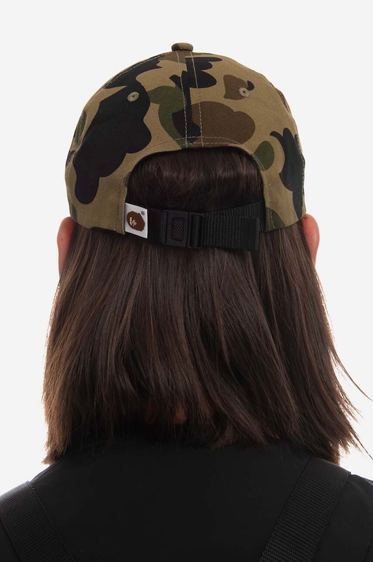 Doplňky Bavlněná baseballová čepice A Bathing Ape 001CPI801009M zelená