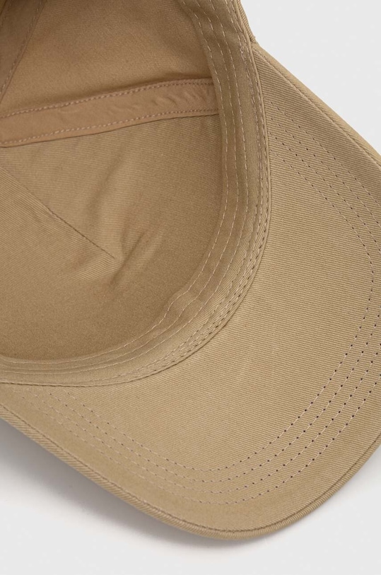 Bavlněná baseballová čepice Karl Lagerfeld Jeans béžová 231J3401