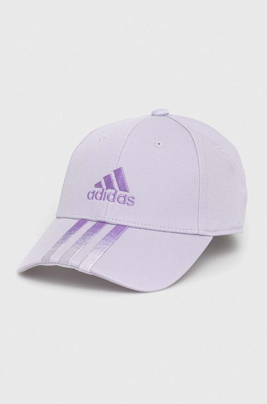 Šiltovka adidas bavlna fialová IC9705