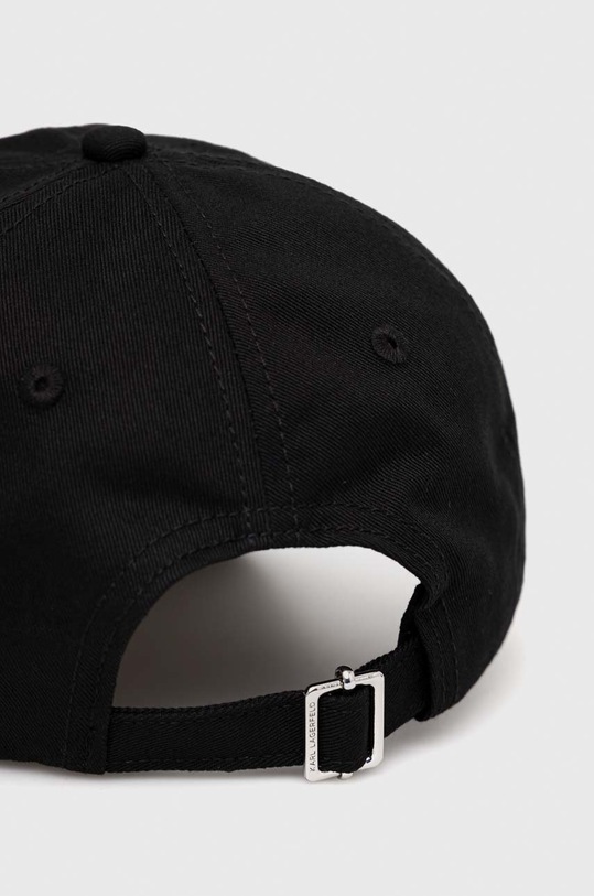 Accesorii Karl Lagerfeld șapcă de baseball din bumbac 230W3411 negru