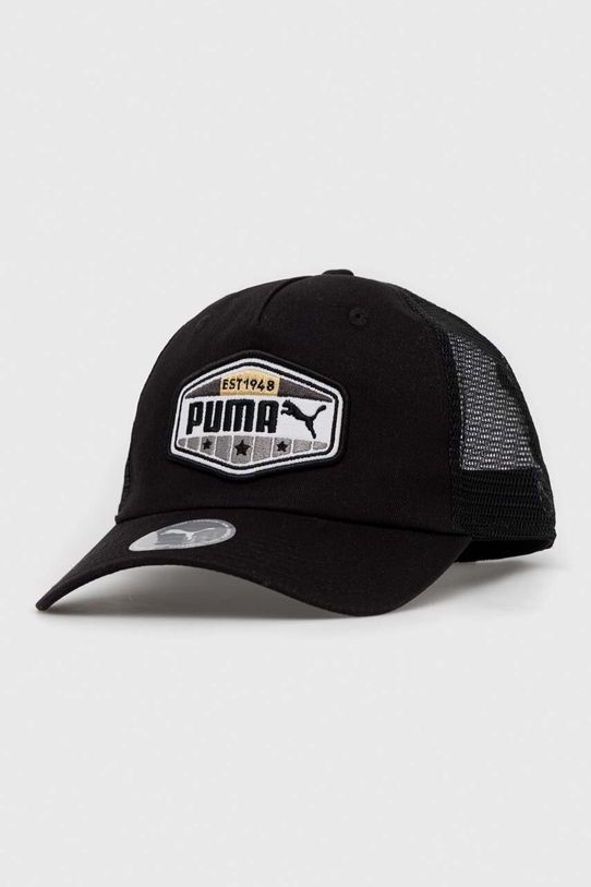 Kapa sa šiltom Puma natpis crna 24046