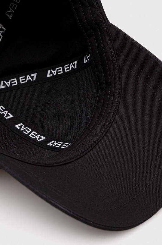 EA7 Emporio Armani pamut baseball sapka fekete 247088.CC010