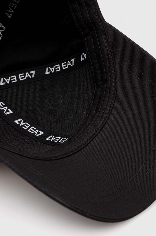 EA7 Emporio Armani pamut baseball sapka fekete 247088.CC010