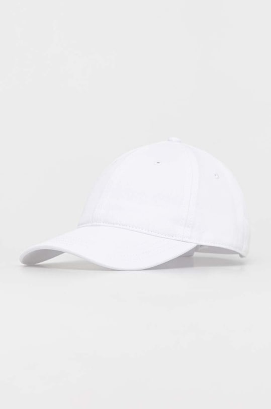 Lacoste șapcă de baseball din bumbac bumbac alb RK0440