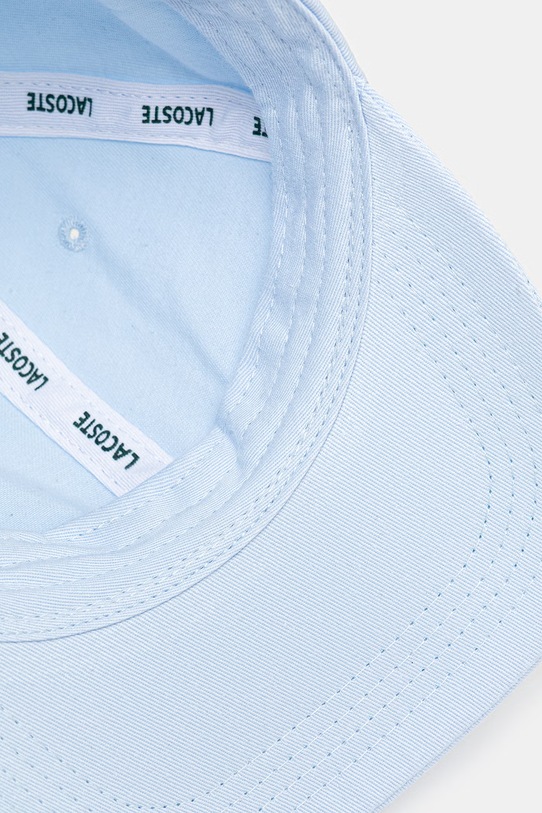 Lacoste czapka bejsbolówka bawełniana niebieski RK0440