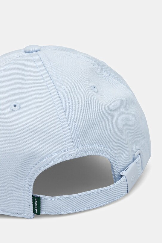 Бавовняна бейсболка Lacoste RK0440 блакитний SS25