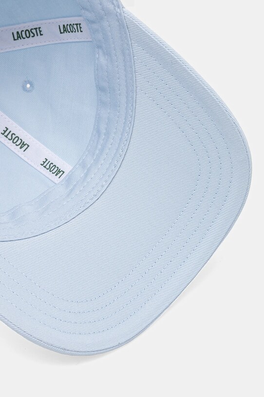 Аксесуари Бавовняна бейсболка Lacoste RK0440 блакитний