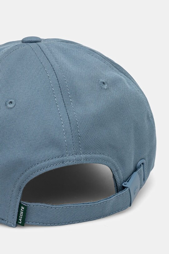 Bavlněná baseballová čepice Lacoste RK0440 modrá SS25
