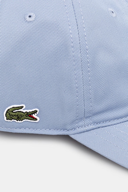 Lacoste baseball cap bawełniana RK0440 niebieski SS26