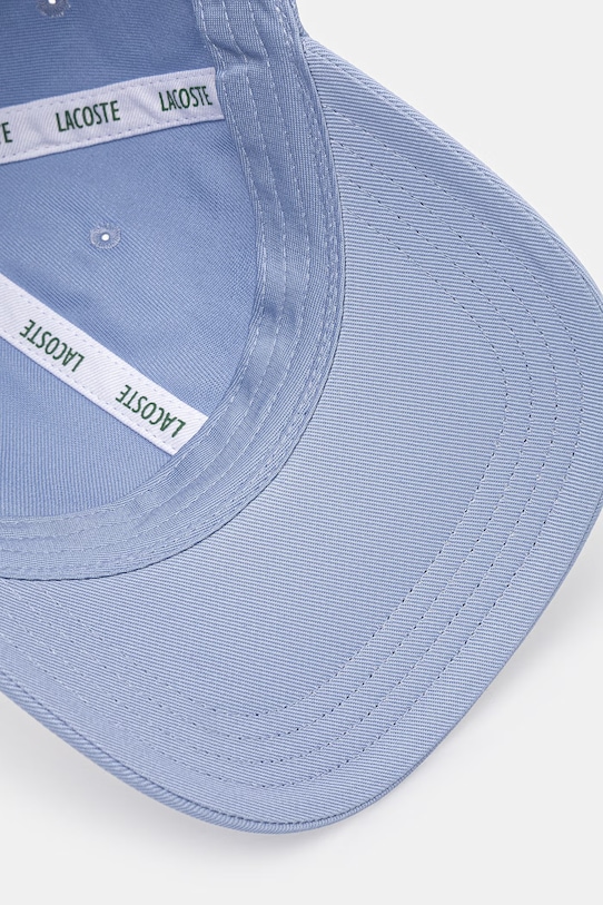 Lacoste baseball cap bawełniana niebieski RK0440