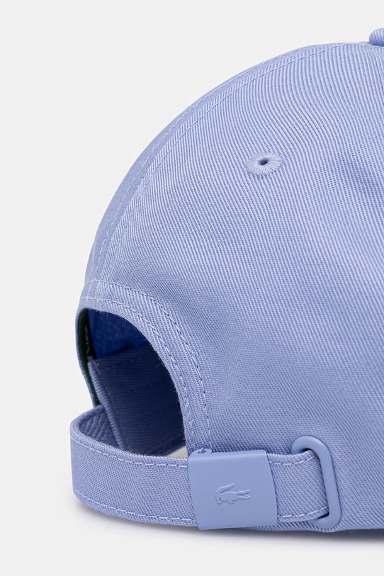 Lacoste czapka z daszkiem bawełniana niebieski RK0440